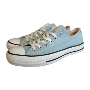 Converse Chuck‎ Taylor All Star Low Sea Salt Blue White Womens Sz 8 Mens 6 #1033